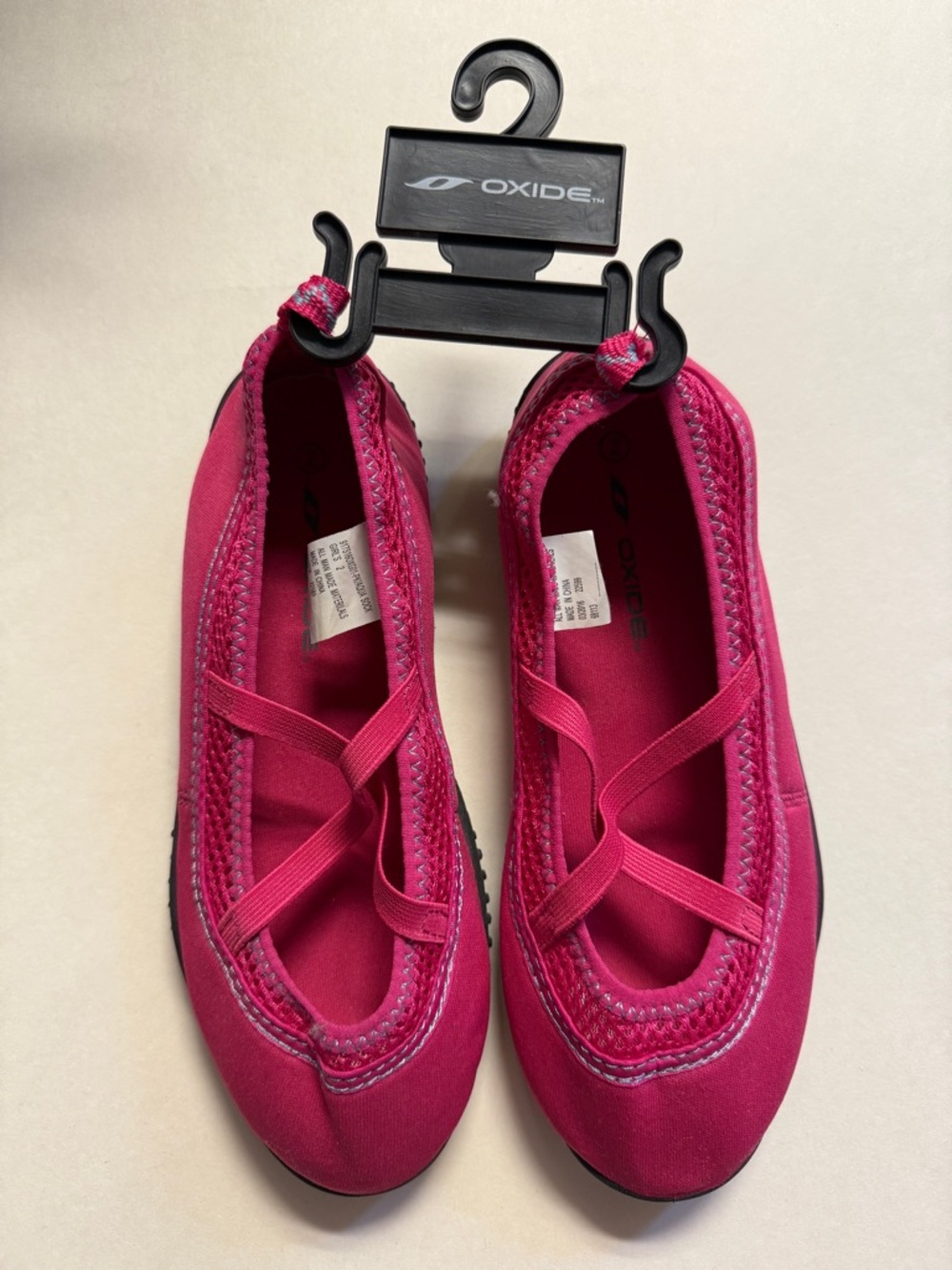 Oxide Kids' Pink Water Shoes with Cross-Strap Fit